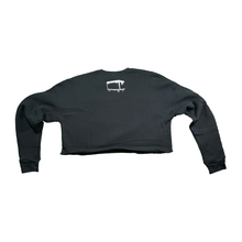 Load image into Gallery viewer, Ladies "HDLNR" Crop Crew Sweatshirts