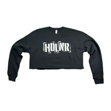 Load image into Gallery viewer, Ladies "HDLNR" Crop Crew Sweatshirts
