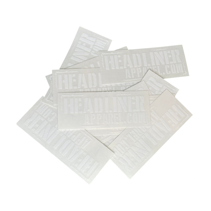 HeadlinerApparel.com Vinyl Sticker