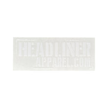 Load image into Gallery viewer, HeadlinerApparel.com Vinyl Sticker
