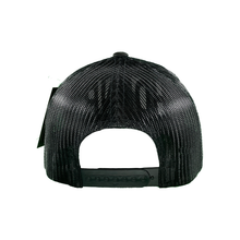 Load image into Gallery viewer, Black Multicamo &quot;HDLNR&quot; Embroidered Retro Snapback Trucker
